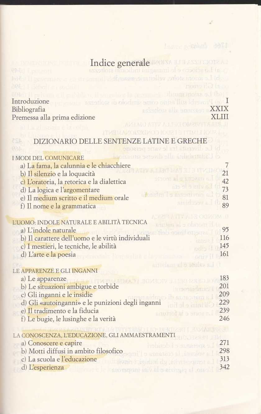 dizionario sentenze latine greche2571