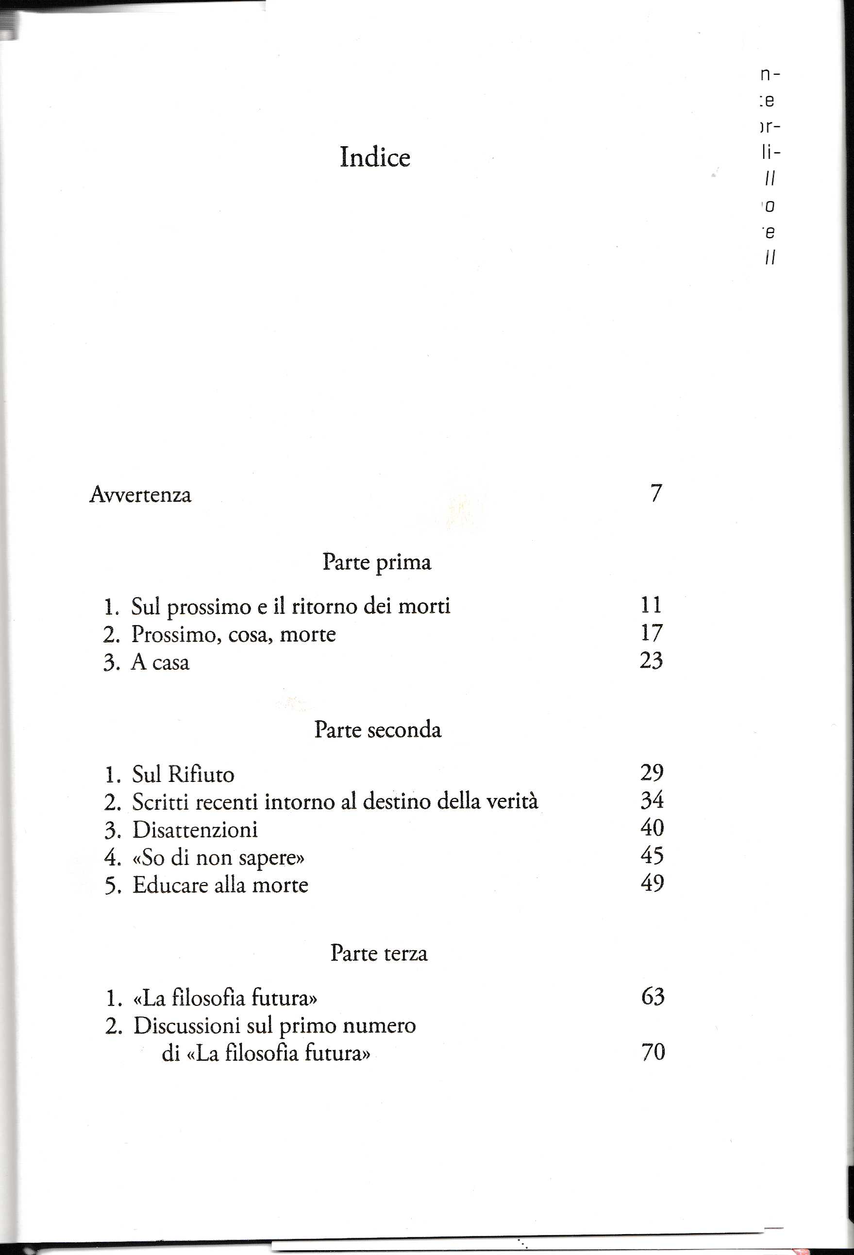 severino dispute verità morte2373