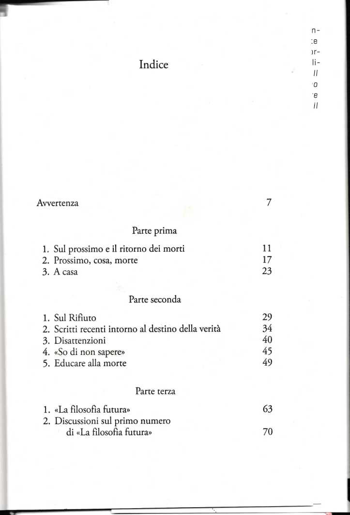 severino dispute verità morte2373