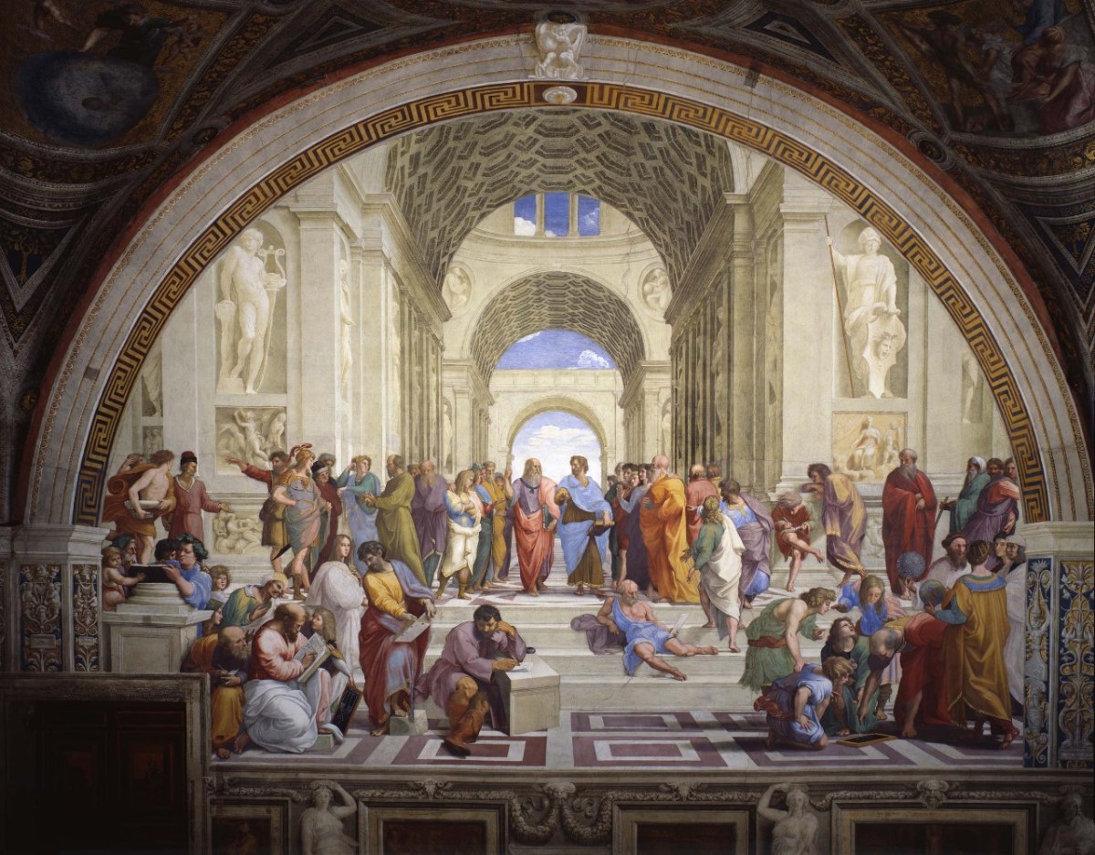 RAFFAELLO, La Scuola di Atene, in occasione del 6 aprile&nbsp;1520-2020